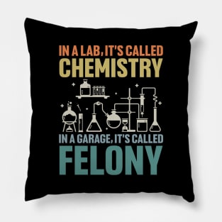 In a Lab its Called Chemistry in Garage it's called Felony Pillow