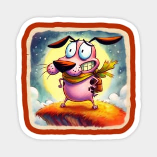 Courage the Cowardly Dog Magnet
