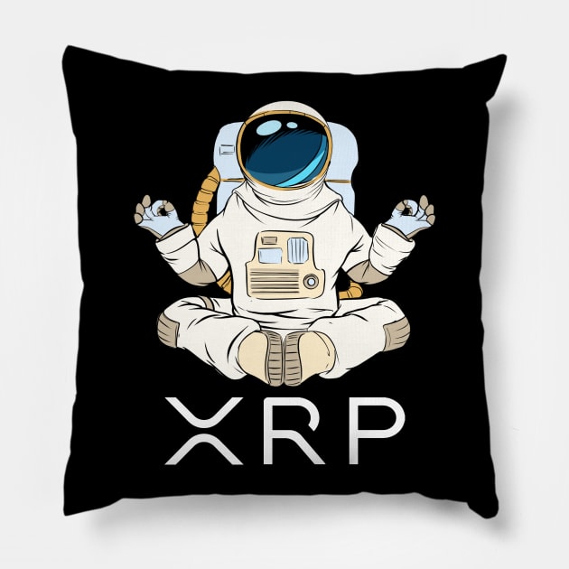 XRP Ripple token Crypto Xrp Army coin Ripple xrp token coin token Crytopcurrency Pillow by JayD World