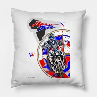 Africa Twin Windrose Pillow