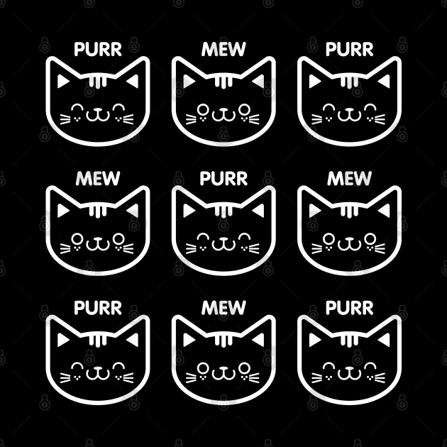 Purr Mew Purr by Kitty Cotton