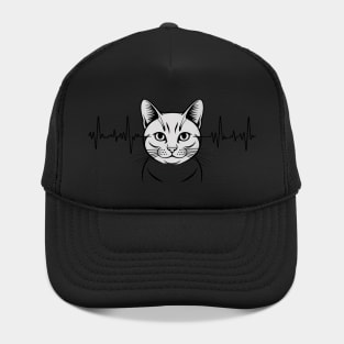 Heartbeat Cat British Longhair Cat Hat