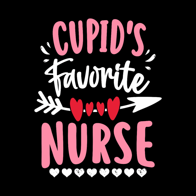 Cupid_s Favorite Nurse Valentines Day Hearts Day RN Medical by Neldy