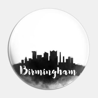 Birmingham watercolor Pin