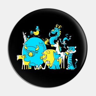 Chinese Zodiac Pin