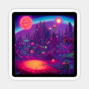 Big Mysterious Astral City Magnet