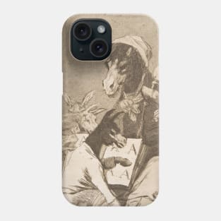 Might Not the Pupil Know More? by Francisco Goya Phone Case