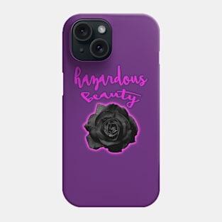 black  flower Phone Case