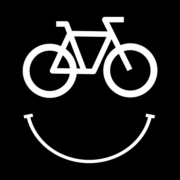 Cycling Happy Face by thingsandthings