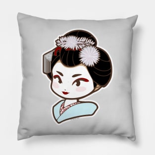 August Maiko - Pampas Grass Pillow