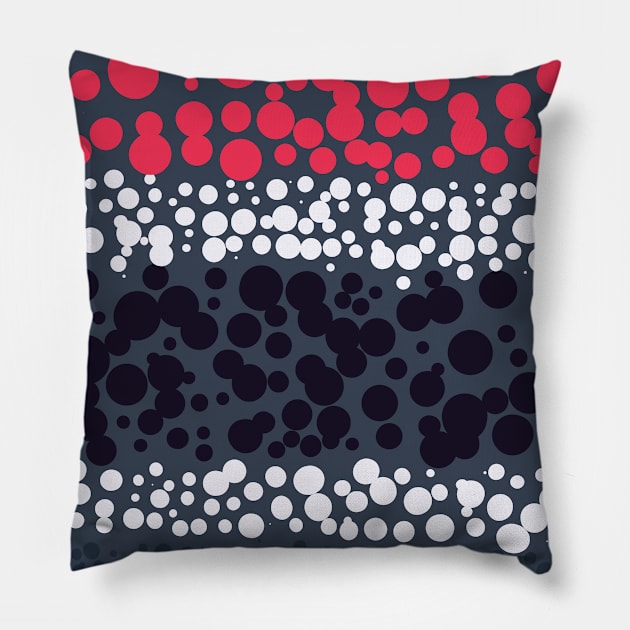 vintage retro dots design #2 Pillow by A4AYN