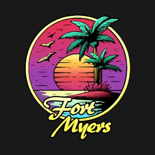 Fort Myers summer sunset Sun T-Shirt