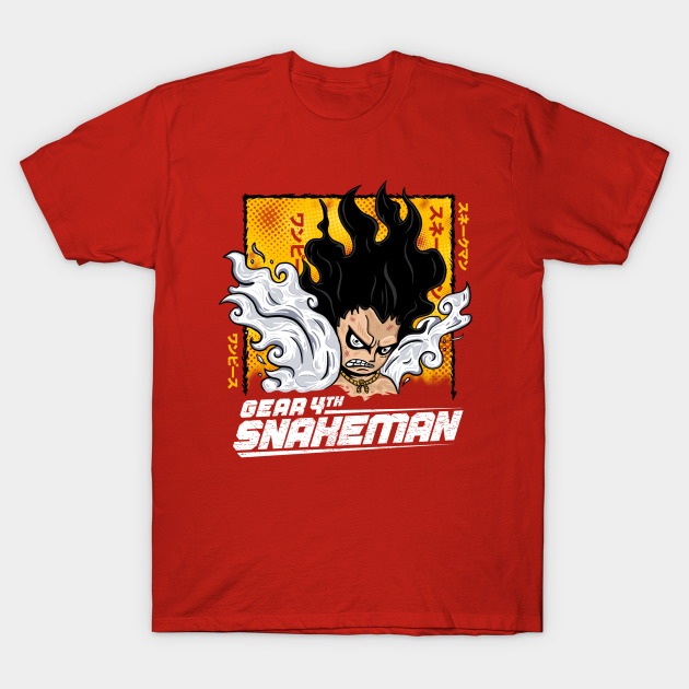 Luffy Gear 4th Snakeman One Piece Luffy Gear Fourth Snakeman Luffy Snakem T Shirt Teepublic Luffy Gear 4th Snakeman One Piece Luffy Gear Fourth Snakeman Luffy Snakem T Shirt Teepublic