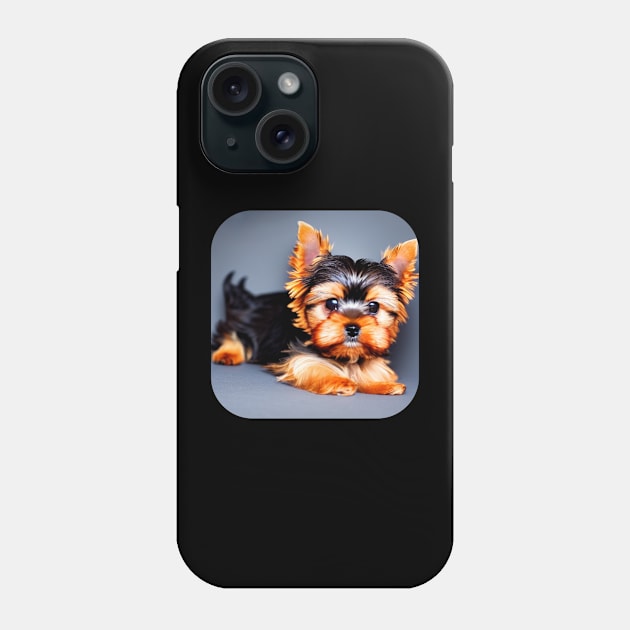 Yorkshire Terrier Puppy Phone Case by KK-Royal