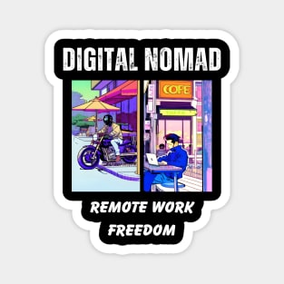 Digital Nomad Freedom Magnet