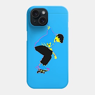 Ready to Jump - Skateboarder Phone Case