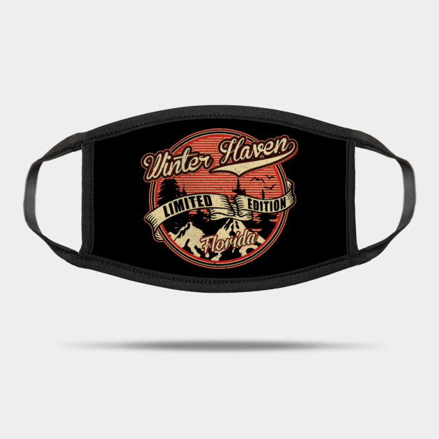 I Love Winter Haven Florida Retro Vintage Limited Edition Winter Haven Florida Mask Teepublic