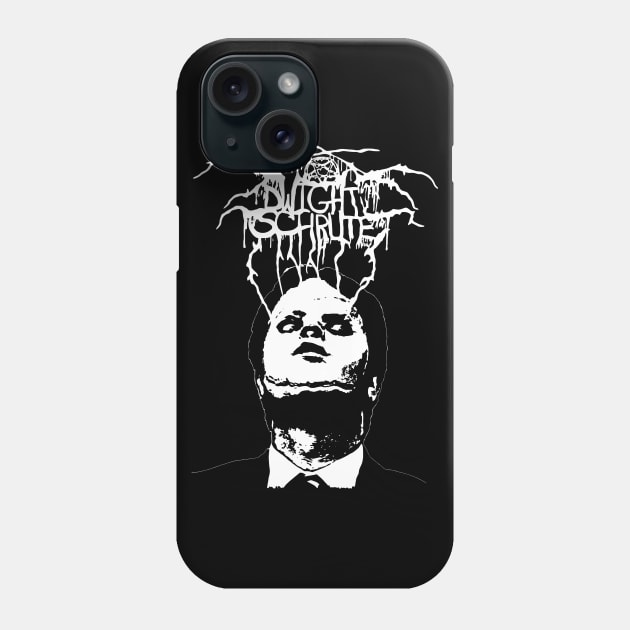 Dwight Schrute // Dwight Throne Skin Mask Phone Case by darklordpug