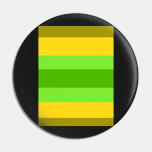 Green & Yellow Stripe Pin