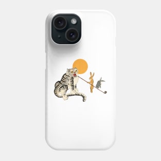 Minhwa: Tiger and Rabbits B Type (Korean traditional/folk art) Phone Case