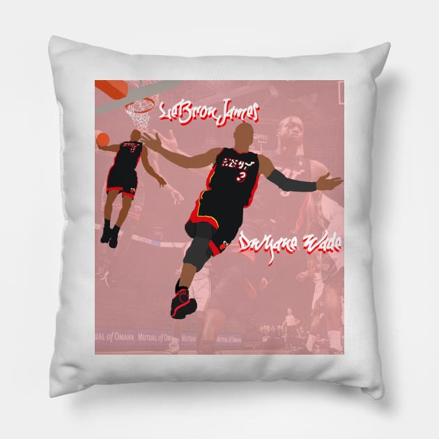 leborn james Pillow by atiatiaman