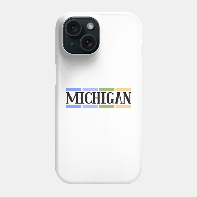 MICHIGAN ART Phone Case by TamaJonson