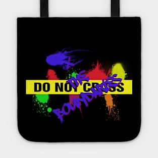 Do Not Cross / XtheBoundaries (with BBE logo) Tote