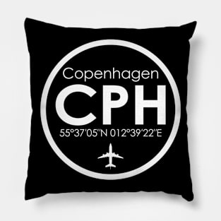 CPH, Copenhagen Airport, Denmark Pillow