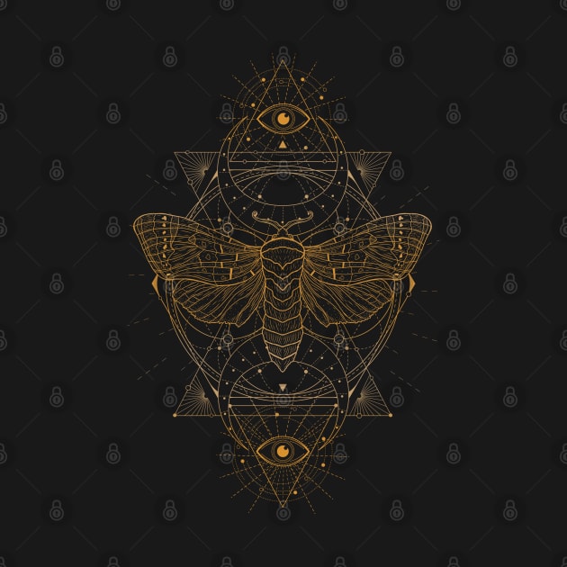 Satin Moth | Sacred Geometry by CelestialStudio