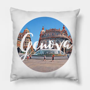 Vintage Genova! Pillow