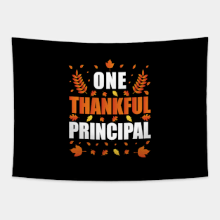 One Thankful Principal Thanksgiving Autumn Tapestry