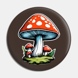 Mushrooms Pin