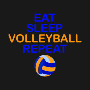 Eat Sleep Volleyball Repeat T-Shirt