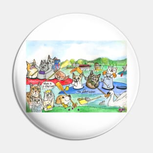 Animal Boat race Pin