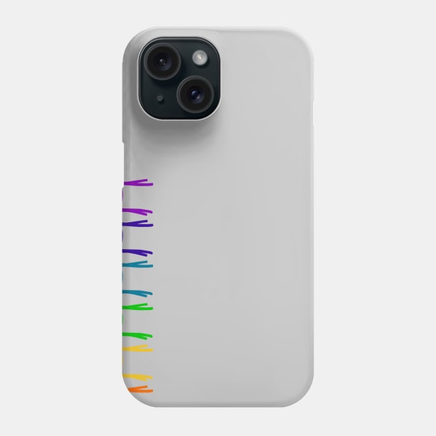 Improv Rainbow Chairs Phone Case by The Scene