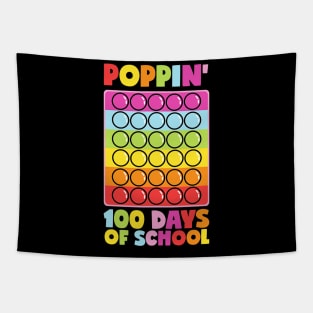 poppin' 100 days of school Tapestry