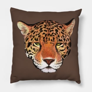 Jaguar head Pillow