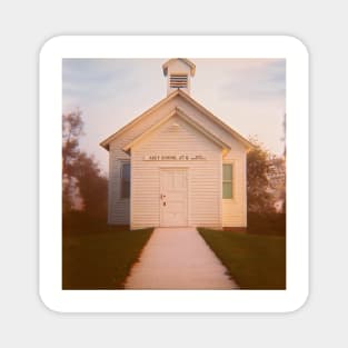 Wisconsin Rural Schoolhouse - Lomography Medium Format Diana F+ Magnet