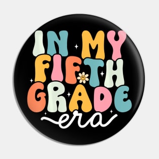 In My 5th Grade Era Groovy Fifth Grade Teacher Kids Pin