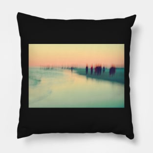 Ocean Waves Abstract 3 Pillow