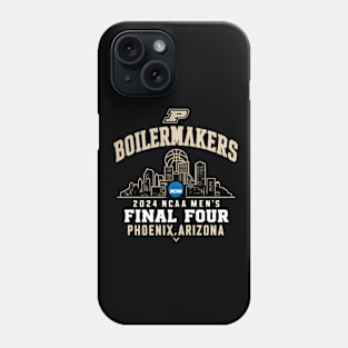 Purdue Boilermakers Final Four 2024 basketball city Phone Case