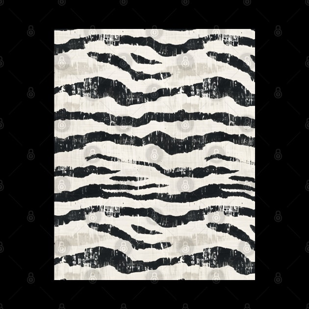 Zebra Abstract Elegant Boho by Trippycollage