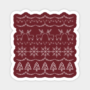 Christmas pattern. Magnet