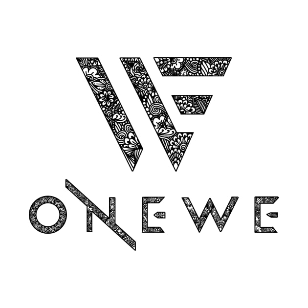 Onewe zentangle logo by TheHermitCrab