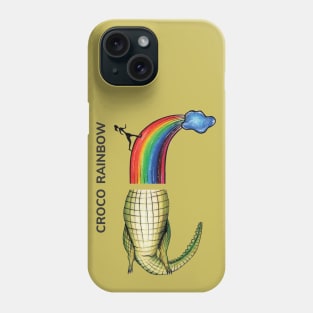 CROCO RAINBOW by FrankenDuo Phone Case