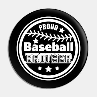 Baseball Brother, Sports Gift Pin