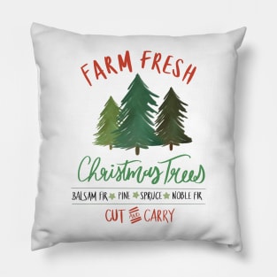 Farm Fresh Trees- Christmas Pillow