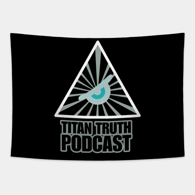 Titan Truth Podcast Tapestry by MindsparkCreative