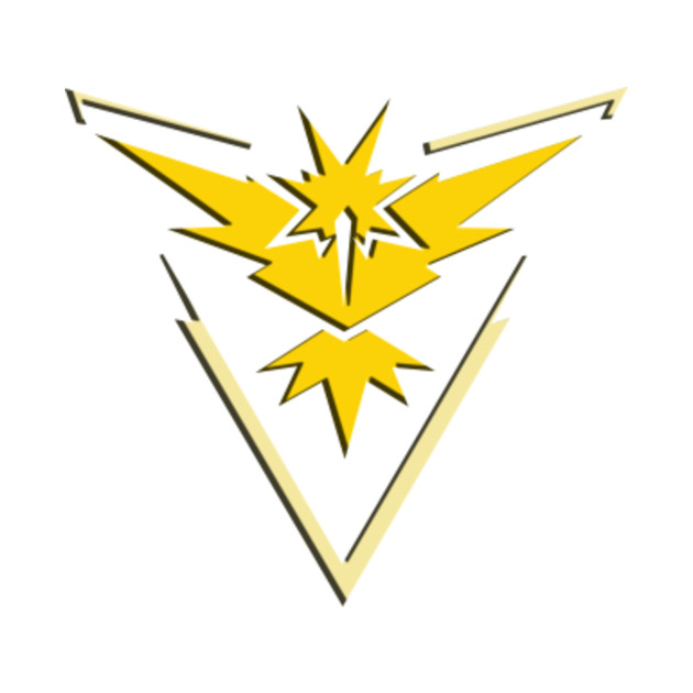 Pokemon Go Team Instinct Logo Yellow Pokemon Go Team Instinct