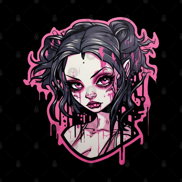 Goth Girl Pink Lipstick by Nightarcade